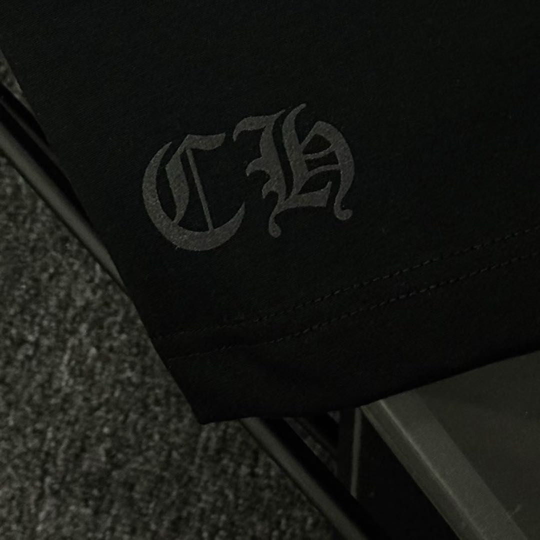 CHROME HEARTS NECK LOGO S/S TEE (CH-051）