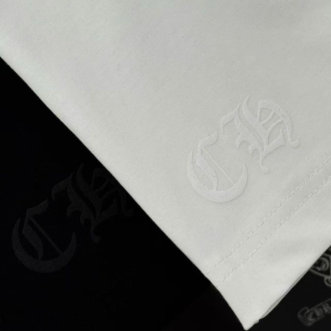 CHROME HEARTS NECK LOGO S/S TEE (CH-051）