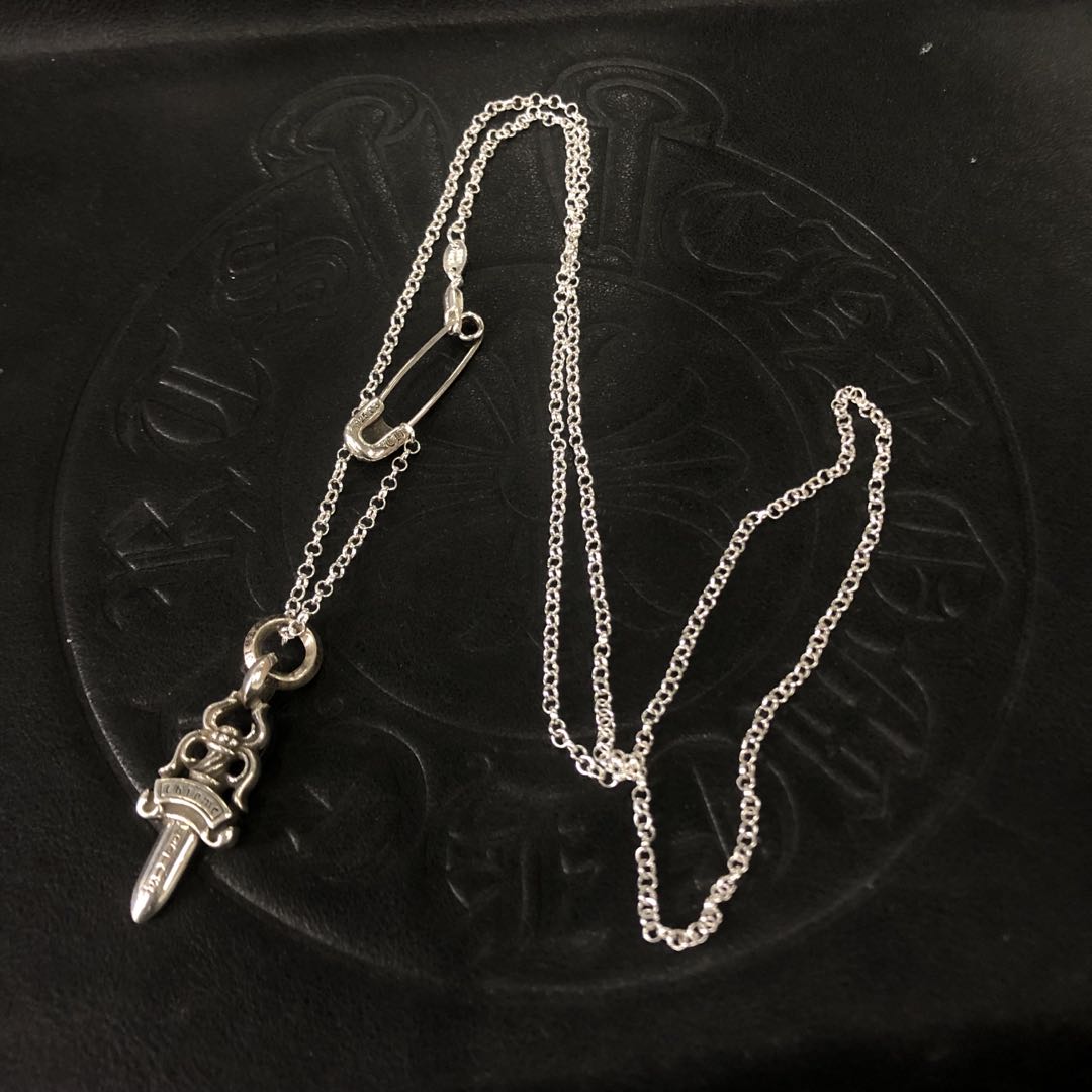 Chrome Heart Sword Brooch Necklace（CHROME HEARTS 408）