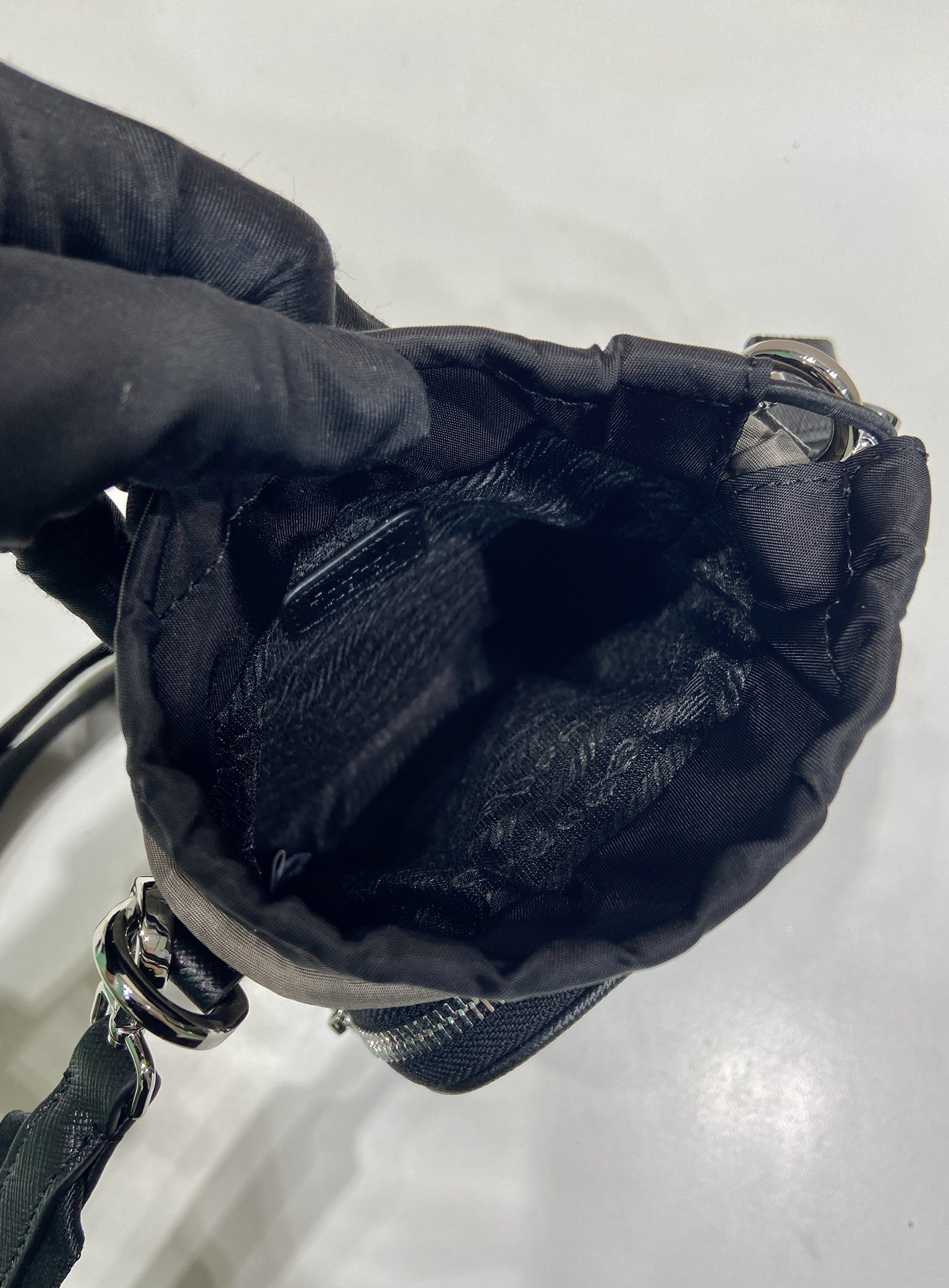 PRADA Saffiano Leather Smartphone Case "Gray" (2ZH126_053_F0170)