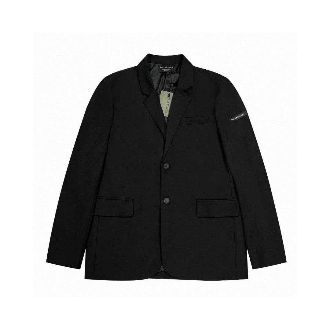 Balenciaga Men's Washed Jacket in Black（674430TJO251000）