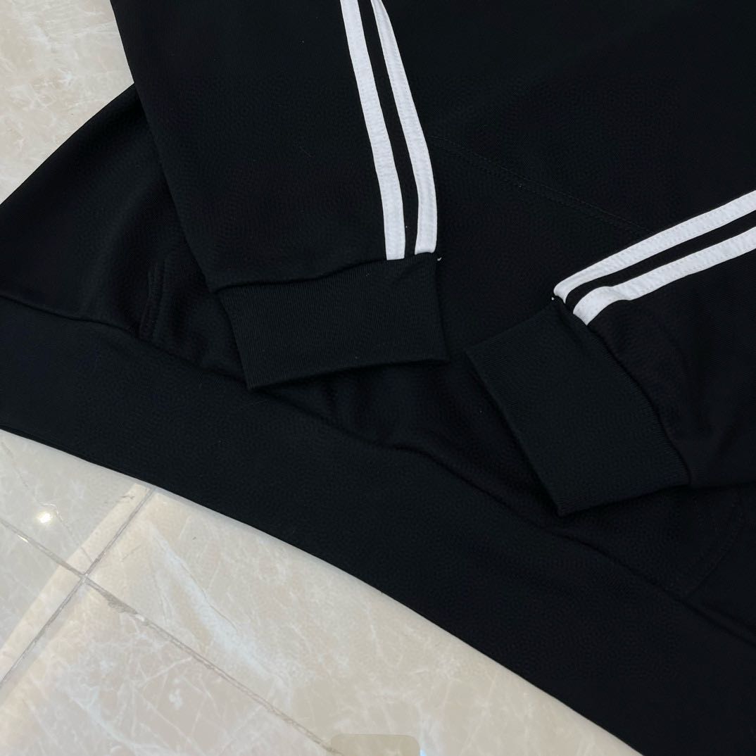 adidas BALENCIAGA Hoodie Large Fit "Black"（729322TNVN28482）