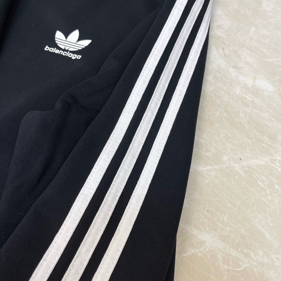 adidas BALENCIAGA Hoodie Large Fit "Black"（729322TNVN28482）