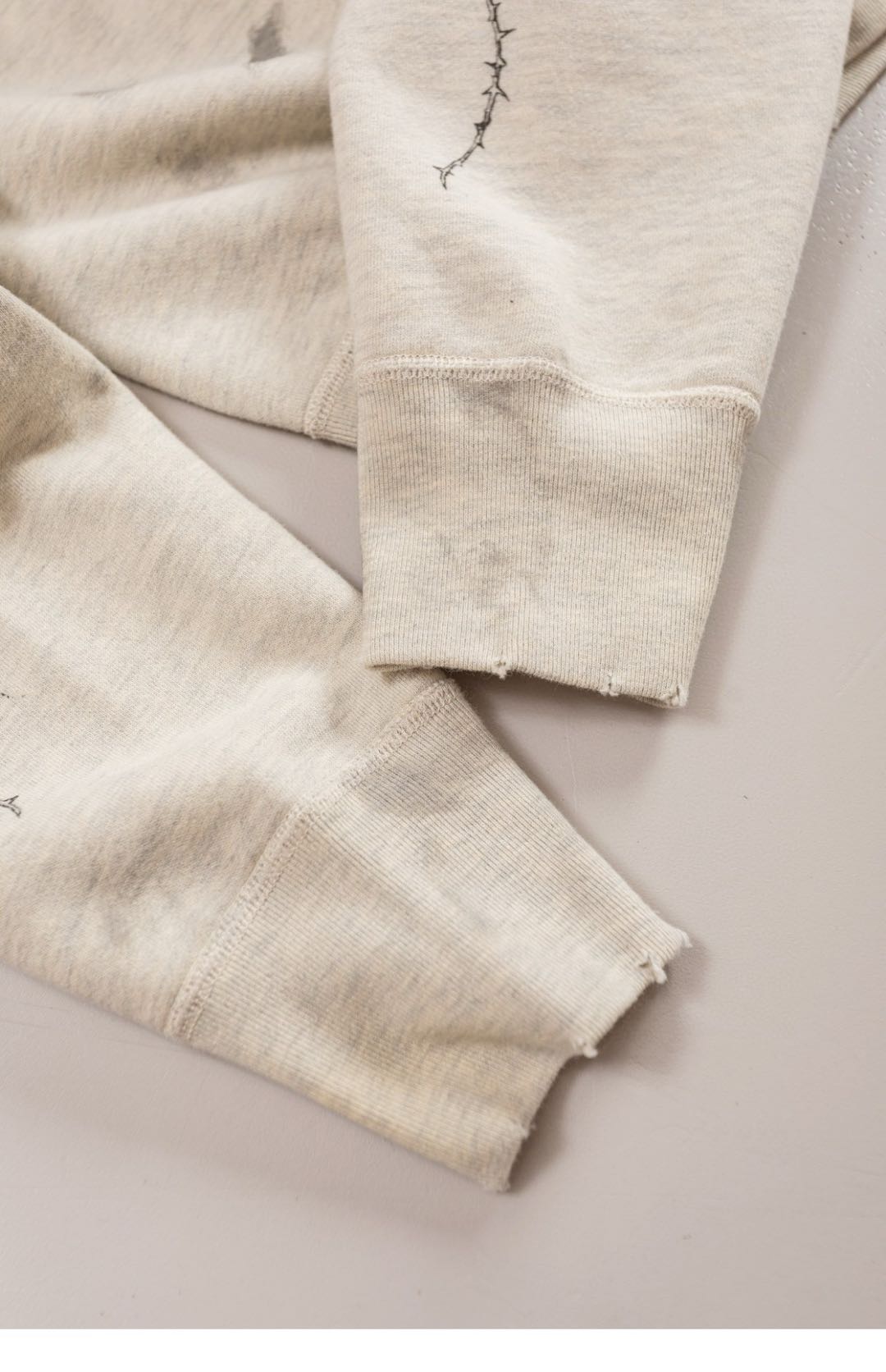 SAINT MICHAEL SWEAT SHIRT / KAWAMURA / GRAY（SM-S22-0000-078）