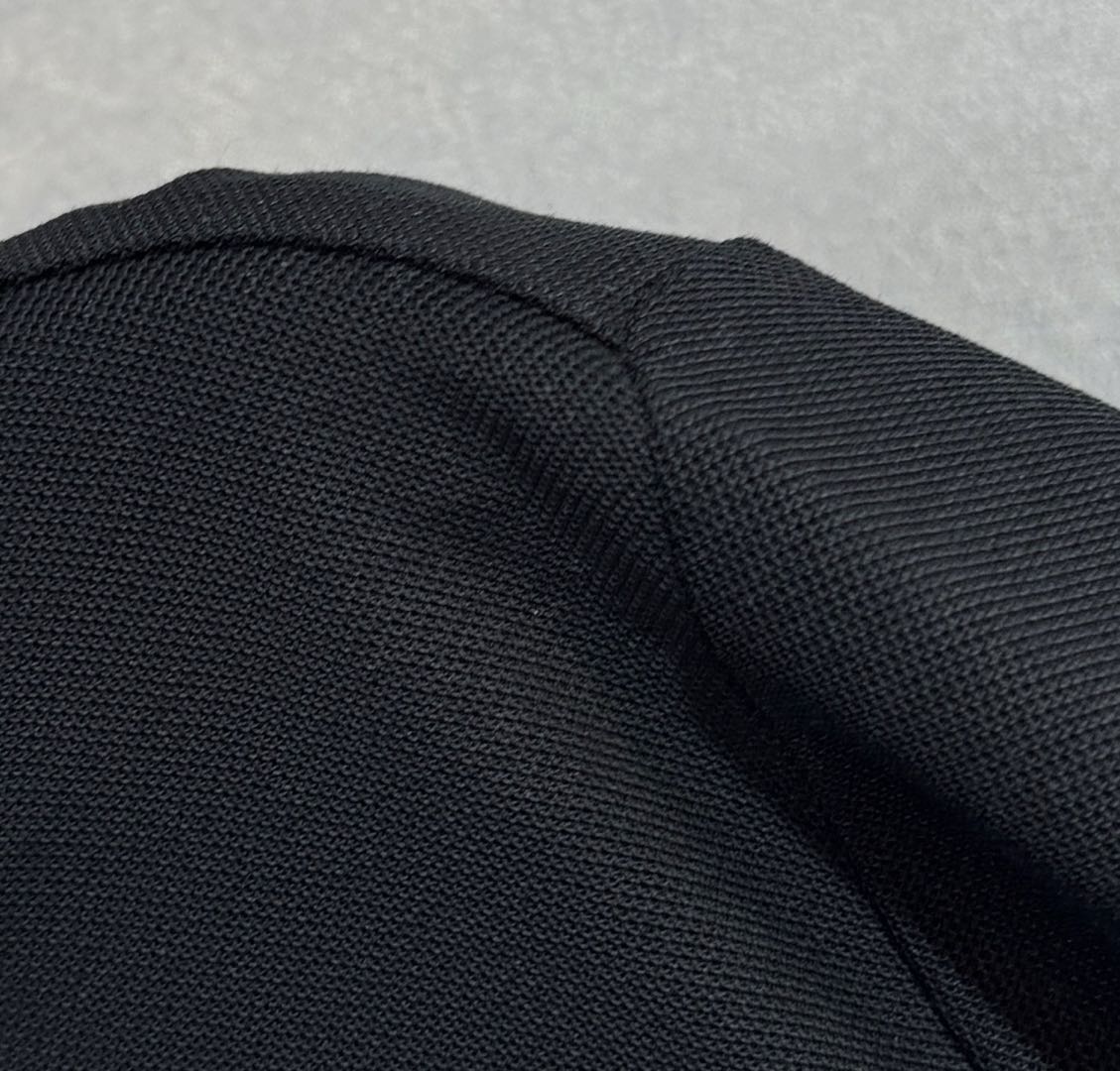 Moncler Black Tricolor-Trimmed Cotton Piquet Polo Shirt（K10918A7030084556999）