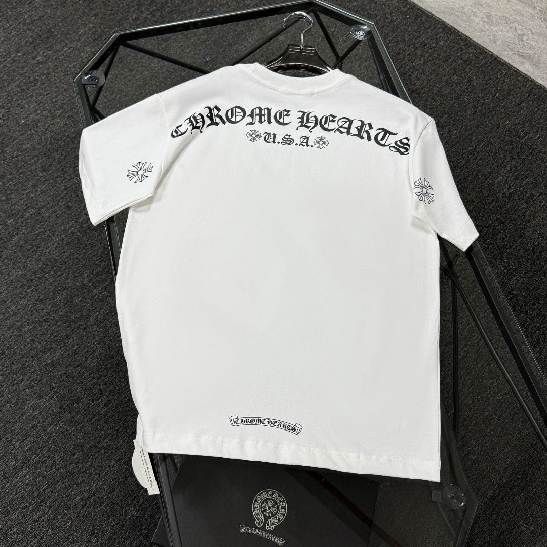 Chrome Hearts USA Pocket Tee T-shirt (CH-466）