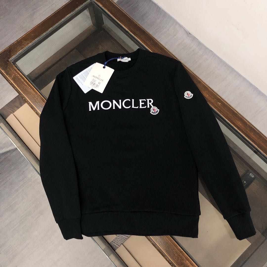 MONCLER lettering embroidered logo hoodie（MK9980）