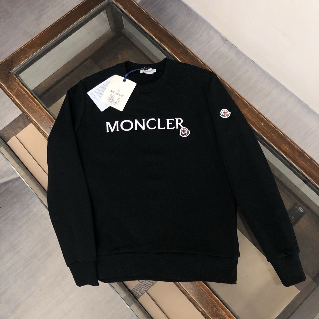 MONCLER lettering embroidered logo hoodie（MK9980）