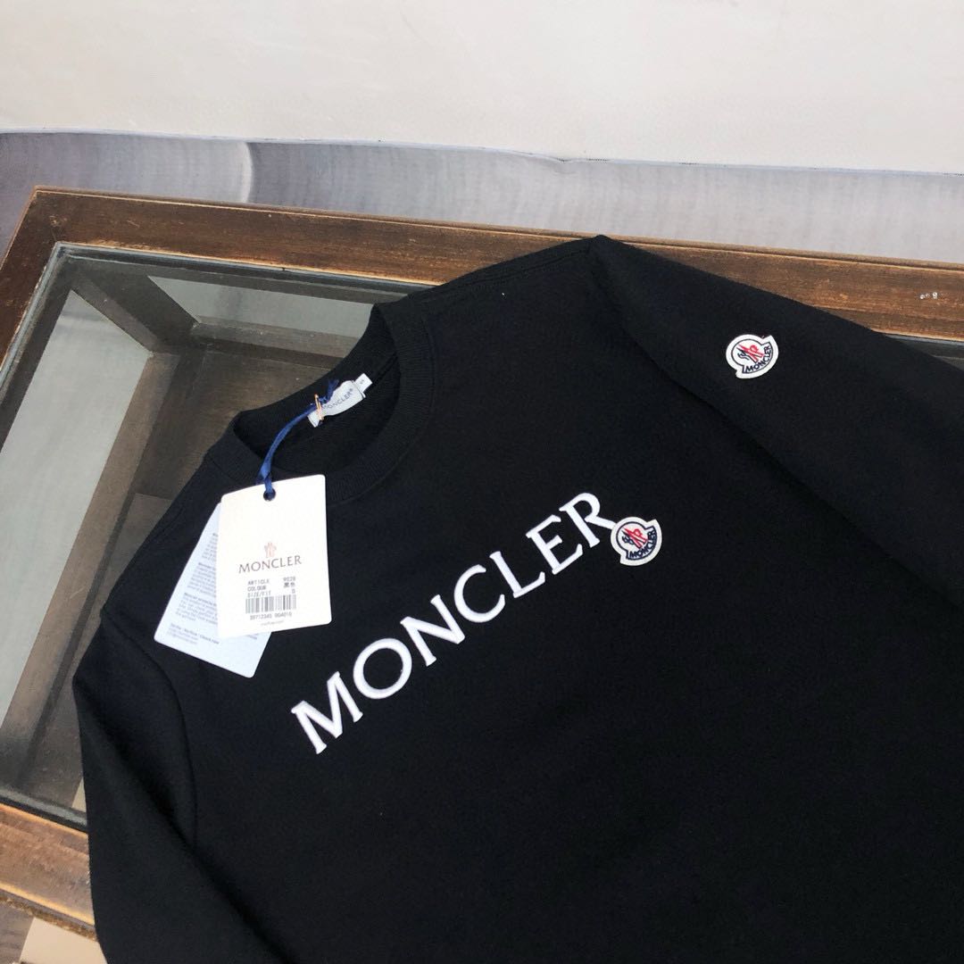 MONCLER lettering embroidered logo hoodie（MK9980）