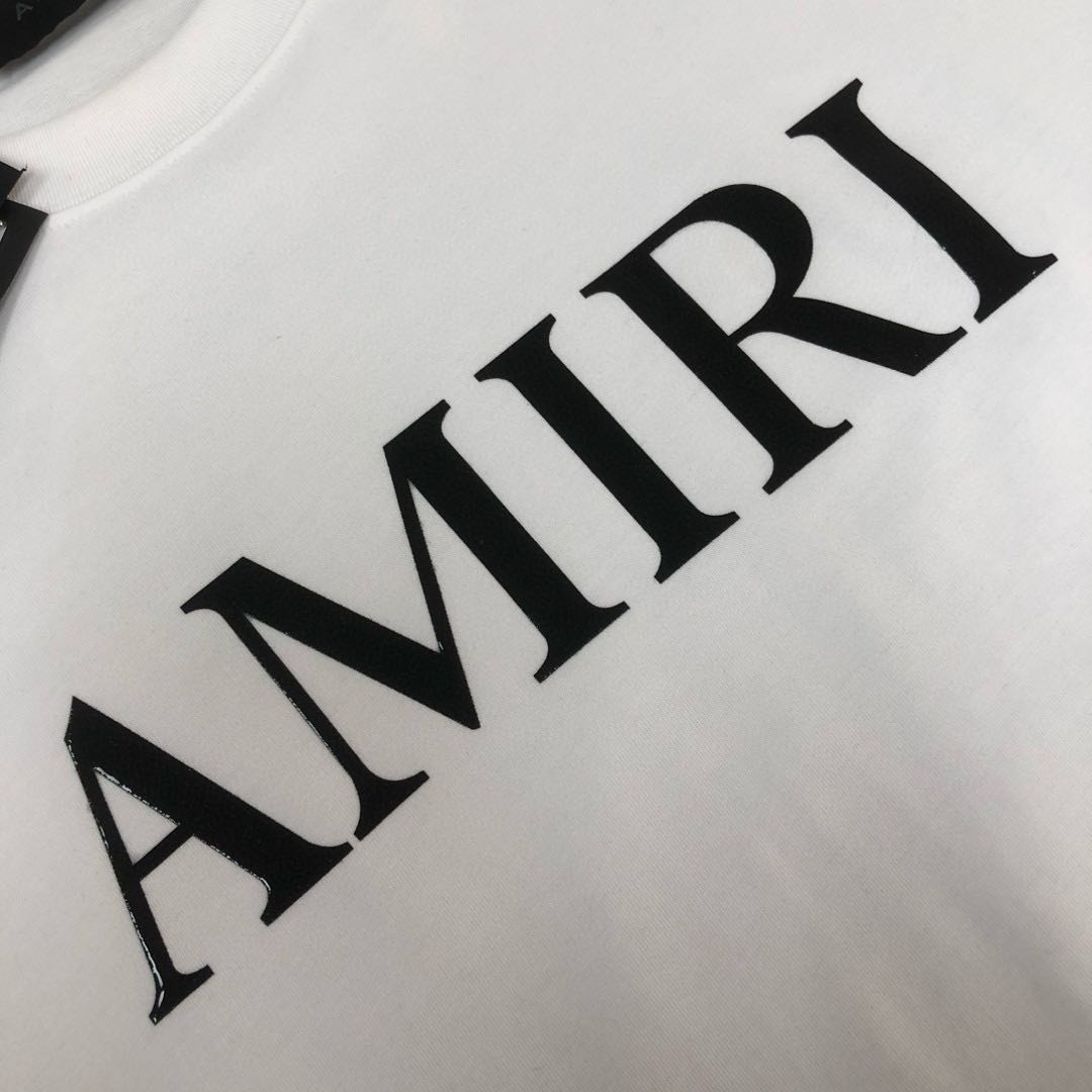 Amiri logo T-shirt (AMJYTE1073100）