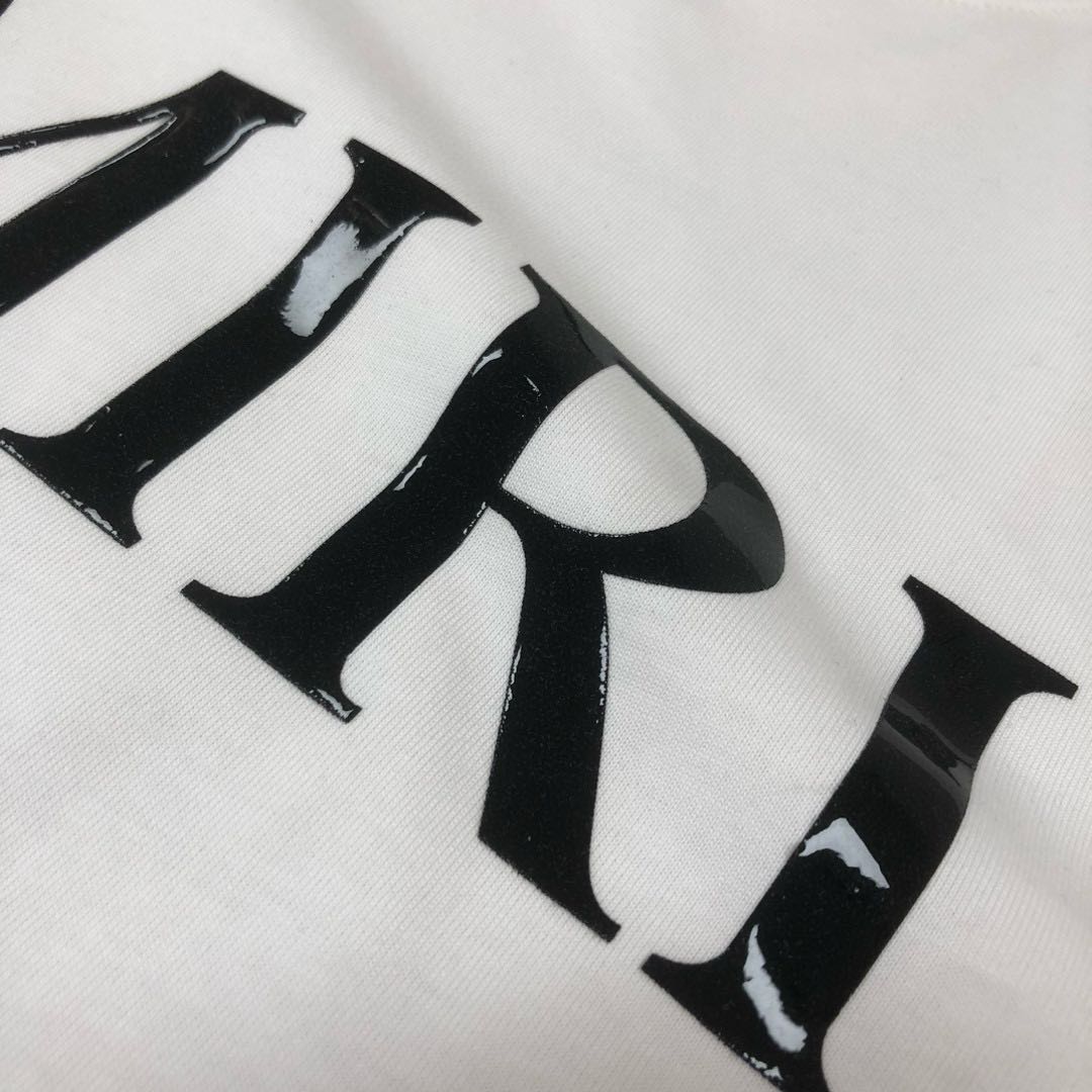 Amiri logo T-shirt (AMJYTE1073100）