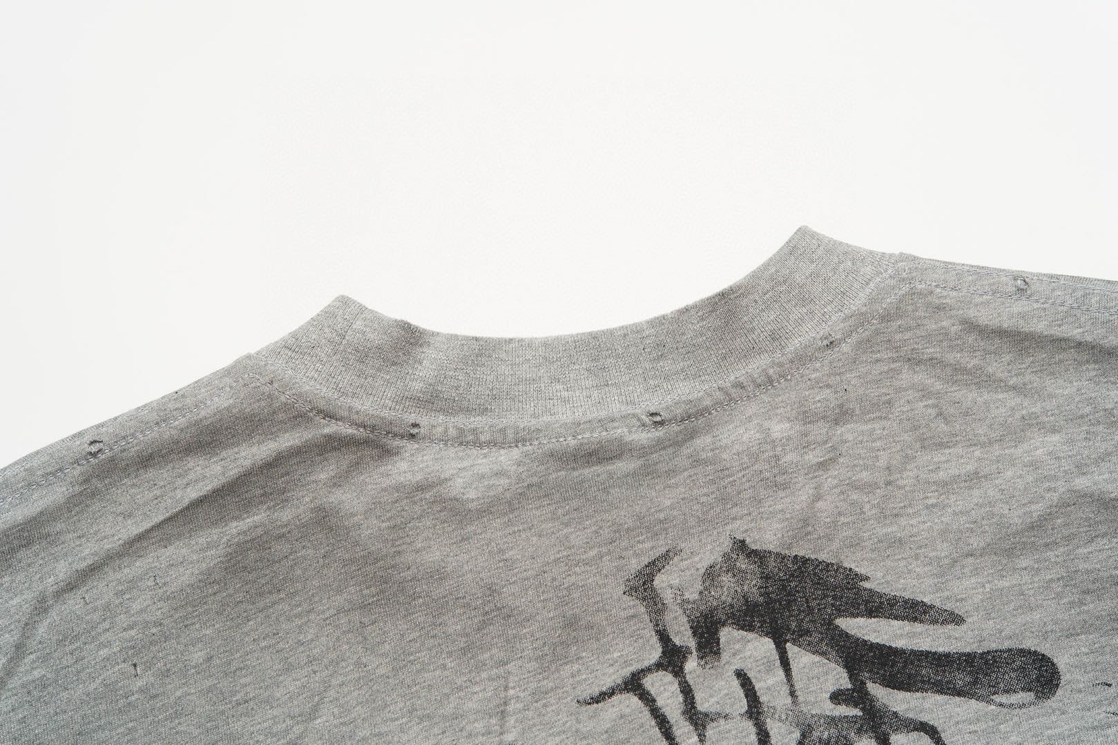 BALENCIAGA Skater T-shirt Oversized "Grey/Silver（739028TOVA71300）