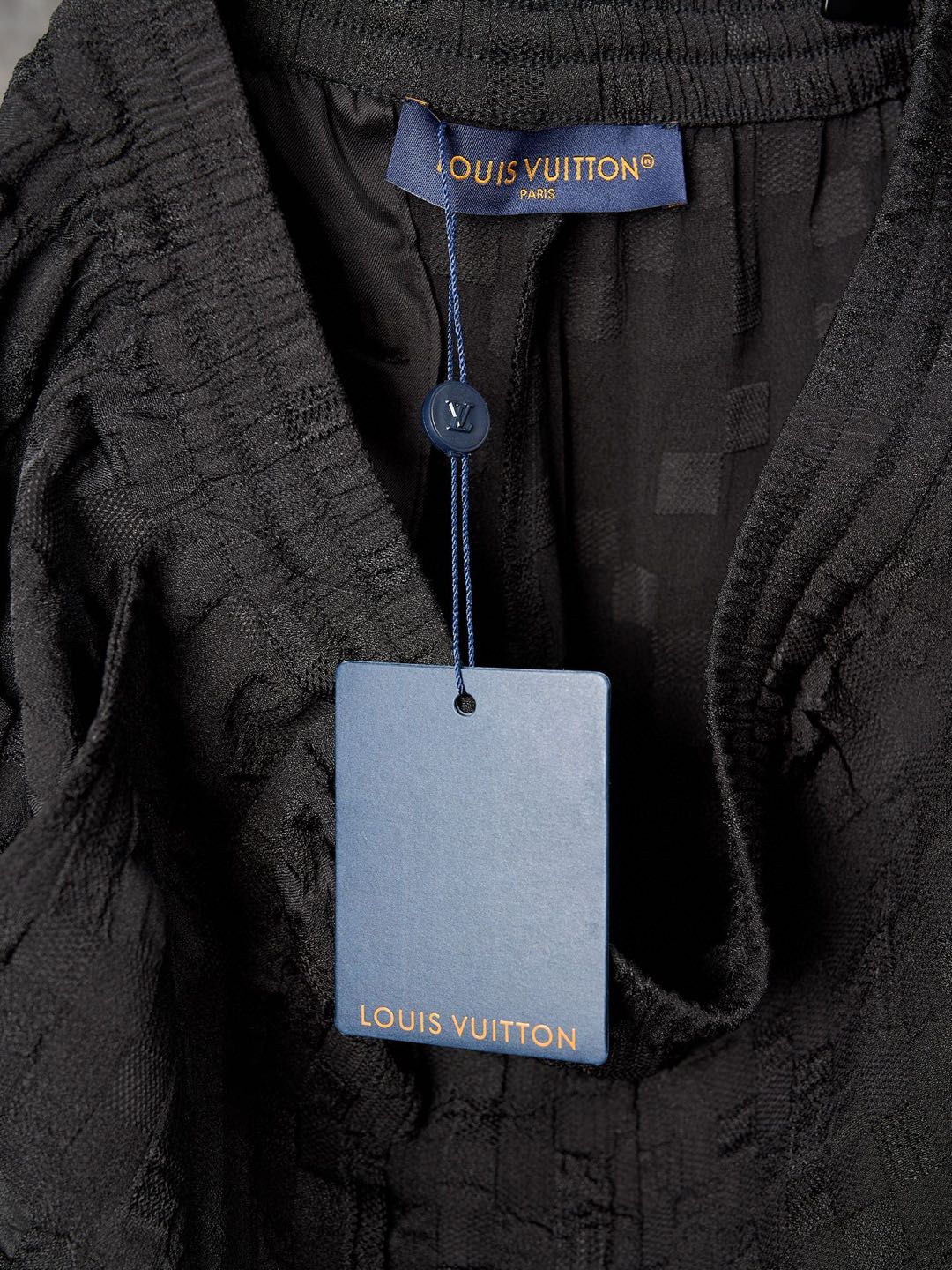 Louis Vuitton Graphic Jacquard Fluid Shorts Black（1AHCD8）