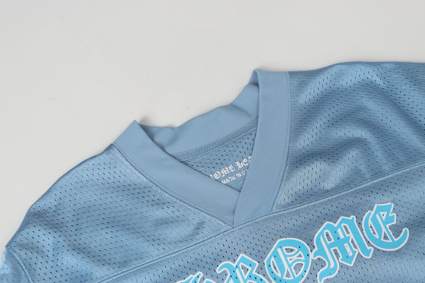 Chrome Hearts Hockey Series Letter Print Mesh Long Sleeve T-shirt (CH-20232832）