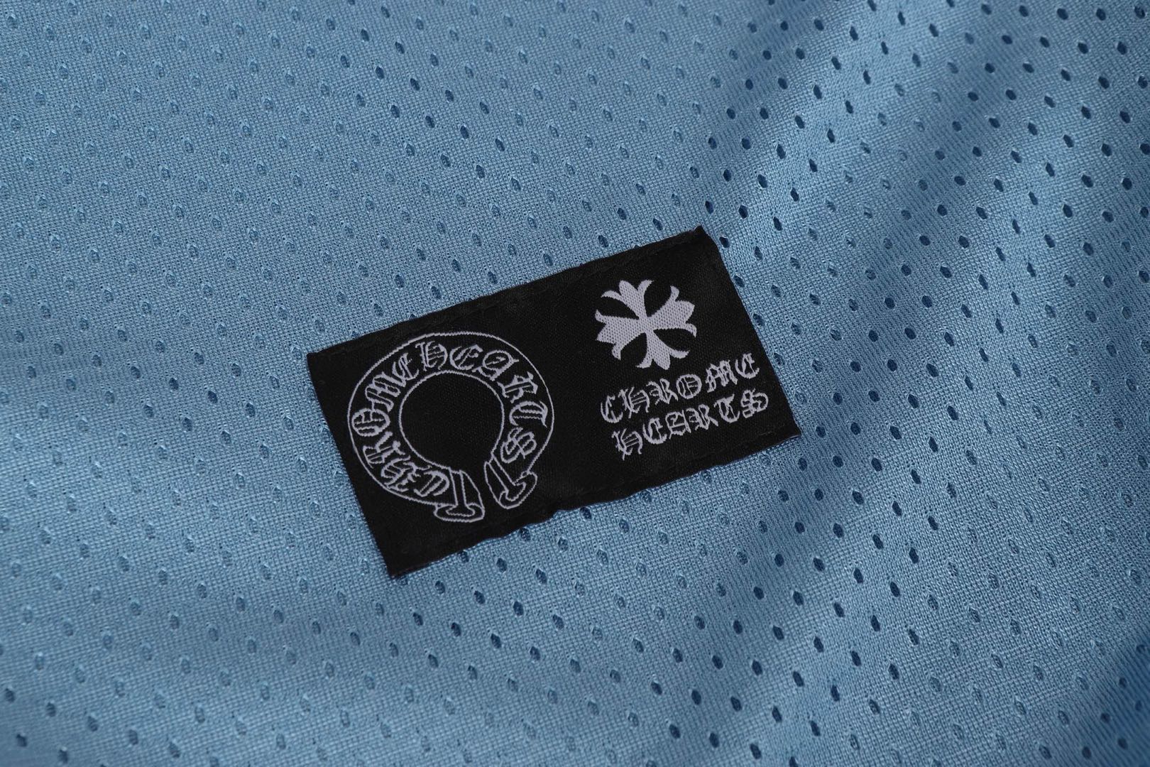 Chrome Hearts Hockey Series Letter Print Mesh Long Sleeve T-shirt (CH-20232832）