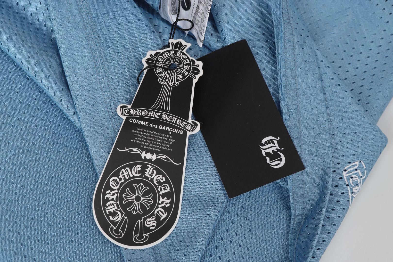 Chrome Hearts Hockey Series Letter Print Mesh Long Sleeve T-shirt (CH-20232832）