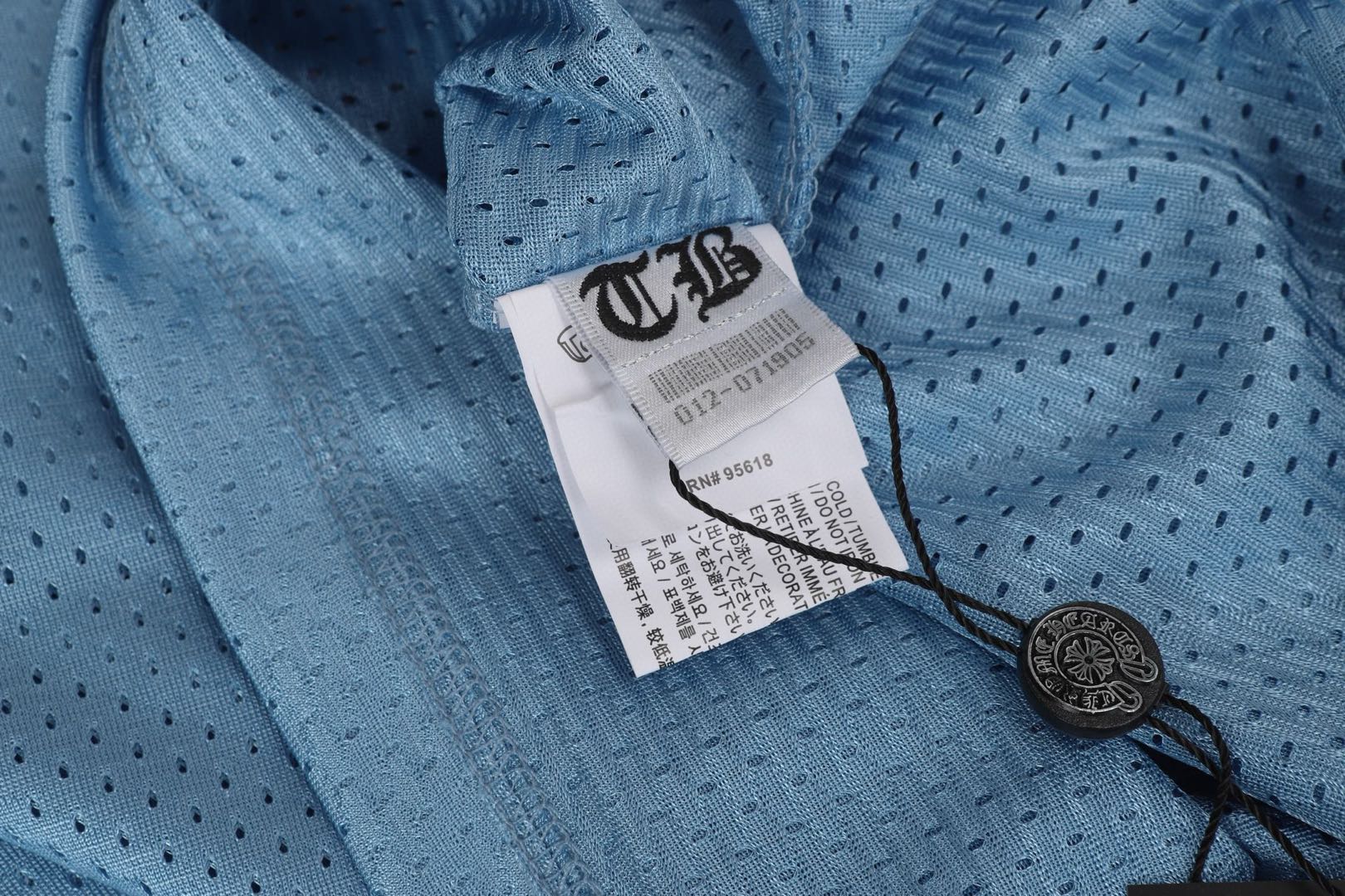 Chrome Hearts Hockey Series Letter Print Mesh Long Sleeve T-shirt (CH-20232832）