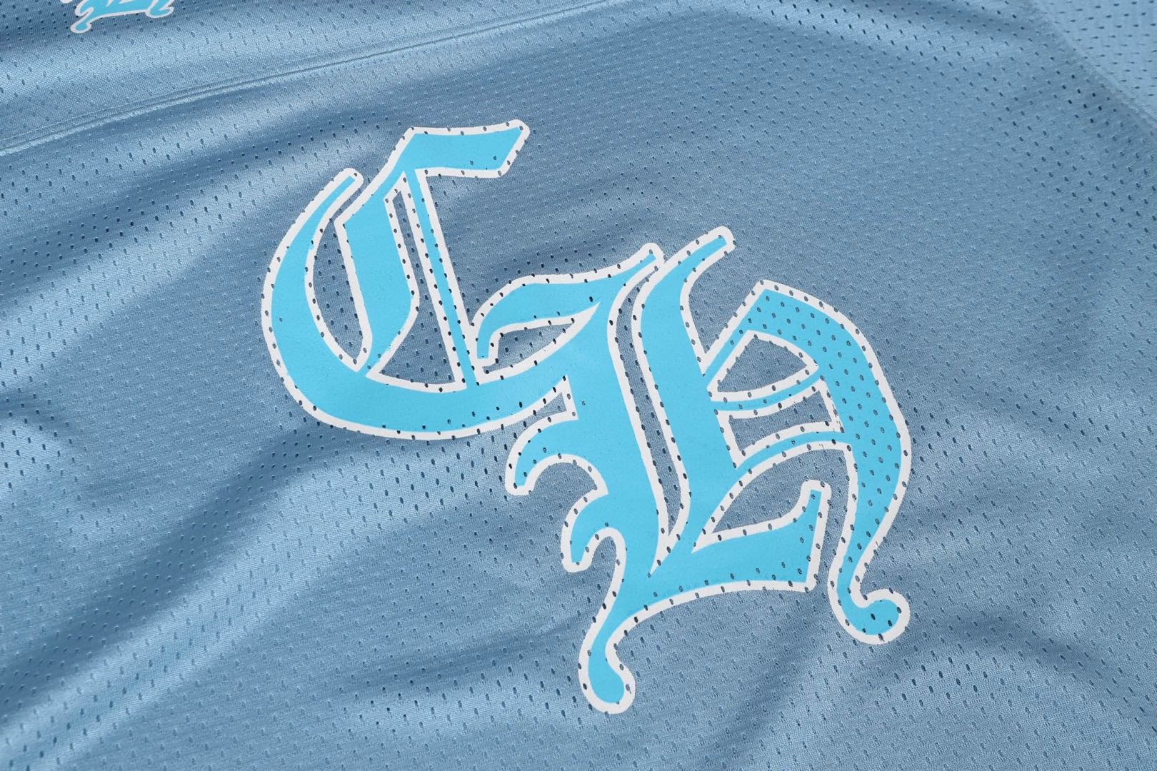 Chrome Hearts Hockey Series Letter Print Mesh Long Sleeve T-shirt (CH-20232832）