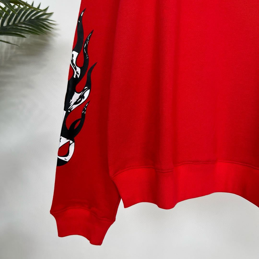 Chrome Hearts 19SS x MATTY BOY PPO Ketchup SWTSHRT  (9025F090023）