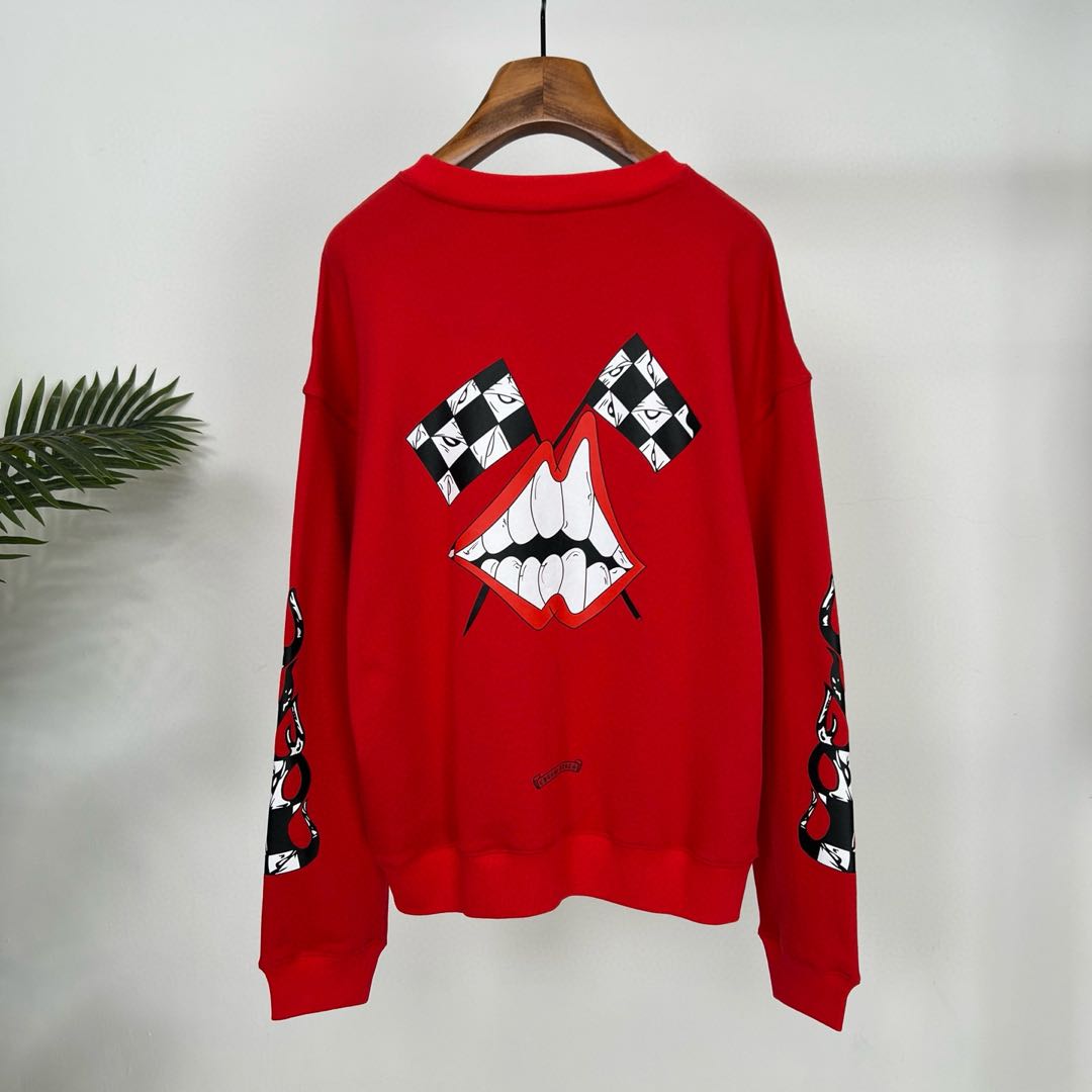 Chrome Hearts 19SS x MATTY BOY PPO Ketchup SWTSHRT  (9025F090023）