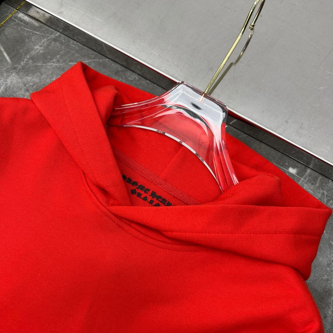 Chrome Hearts x Matty Boy Flames Hoodie 'Red' (1383-100000106XMBFH-RED）