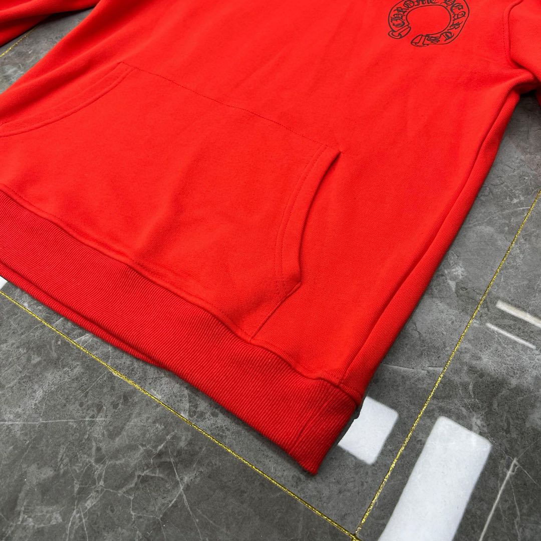 Chrome Hearts x Matty Boy Flames Hoodie 'Red' (1383-100000106XMBFH-RED）