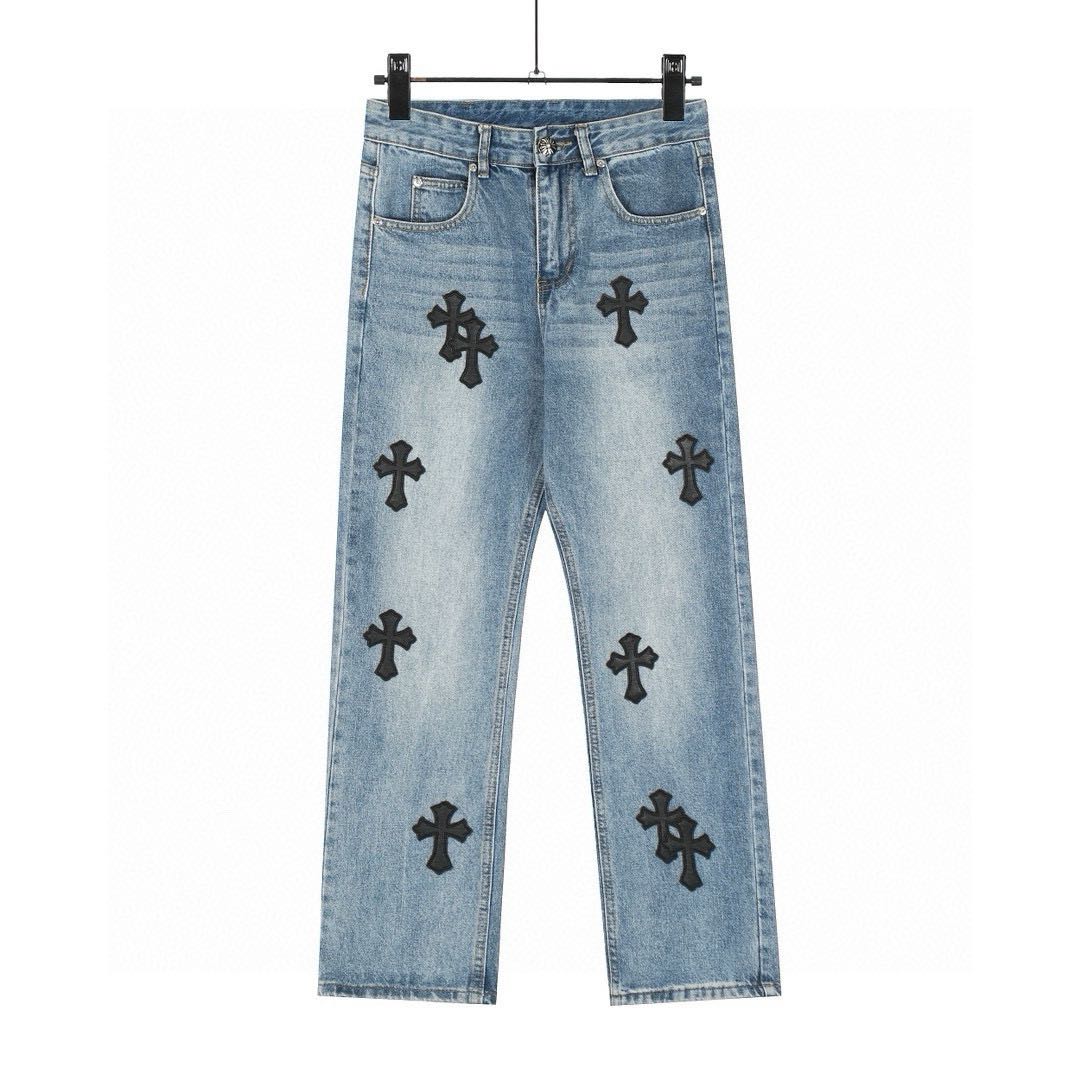 Chromehearts SS23 cross cross jeans（CH-2023022025）