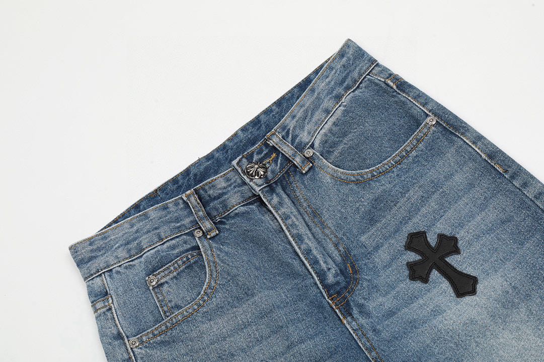 Chromehearts SS23 cross cross jeans（CH-2023022025）