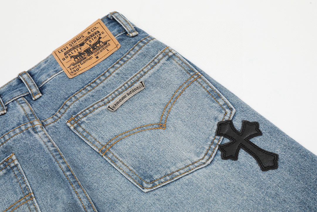 Chromehearts SS23 cross cross jeans（CH-2023022025）