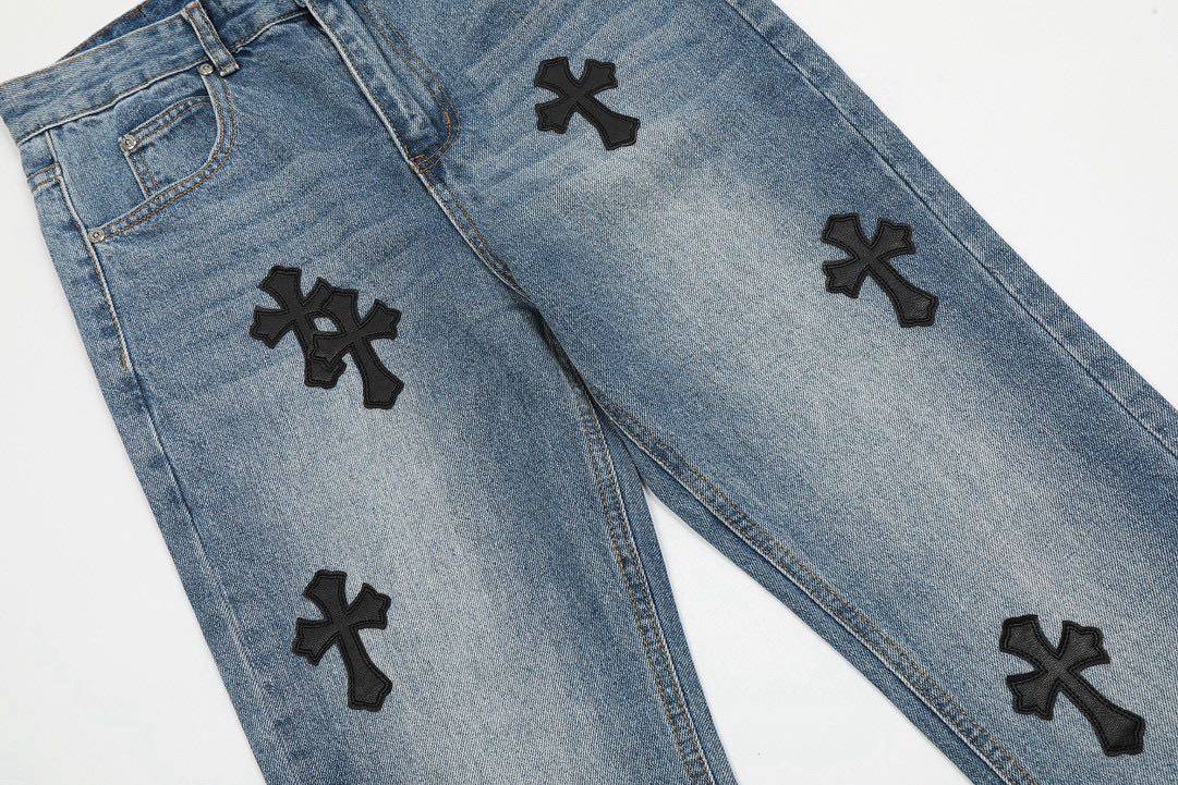 Chromehearts SS23 cross cross jeans（CH-2023022025）