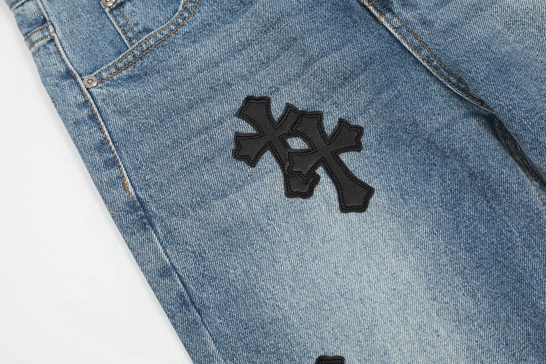 Chromehearts SS23 cross cross jeans（CH-2023022025）