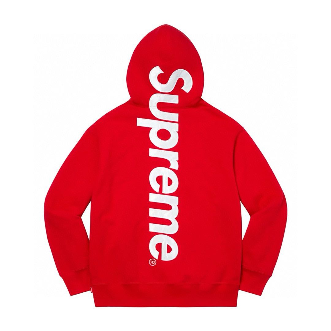 Supreme FW23 Week8 Satin Appliqu Hoodie（SUP-FW23-148）