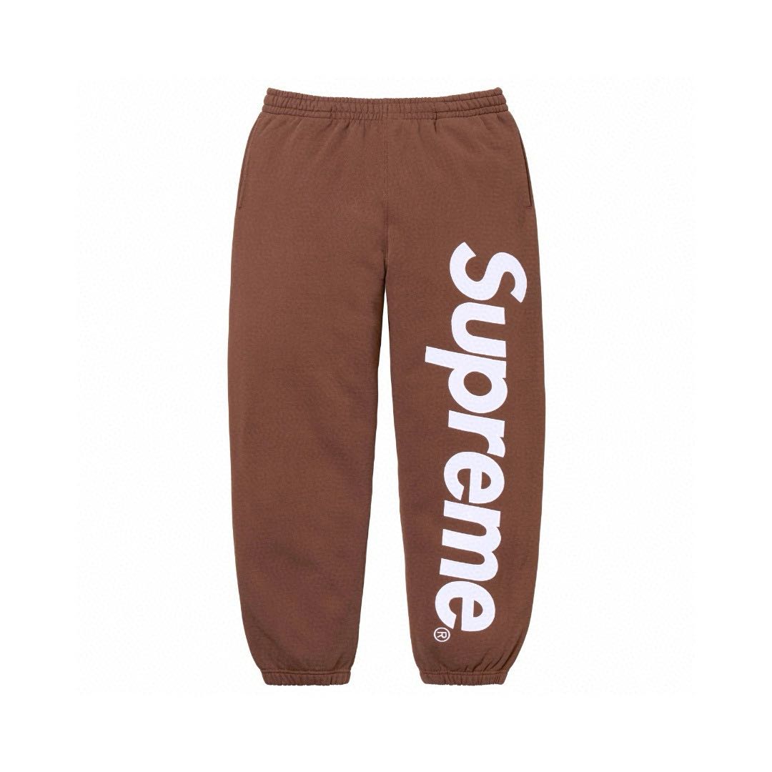 Supreme Satin Applique Sweatpant (FW24)（SUP-FW23-148）