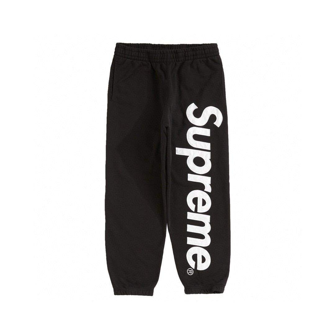 Supreme Satin Applique Sweatpant (FW24)（SUP-FW23-148）