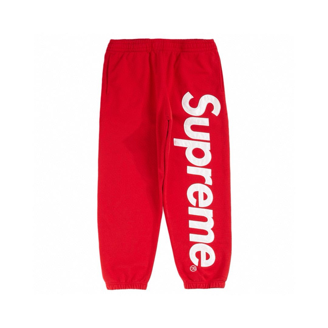 Supreme Satin Applique Sweatpant (FW24)（SUP-FW23-148）