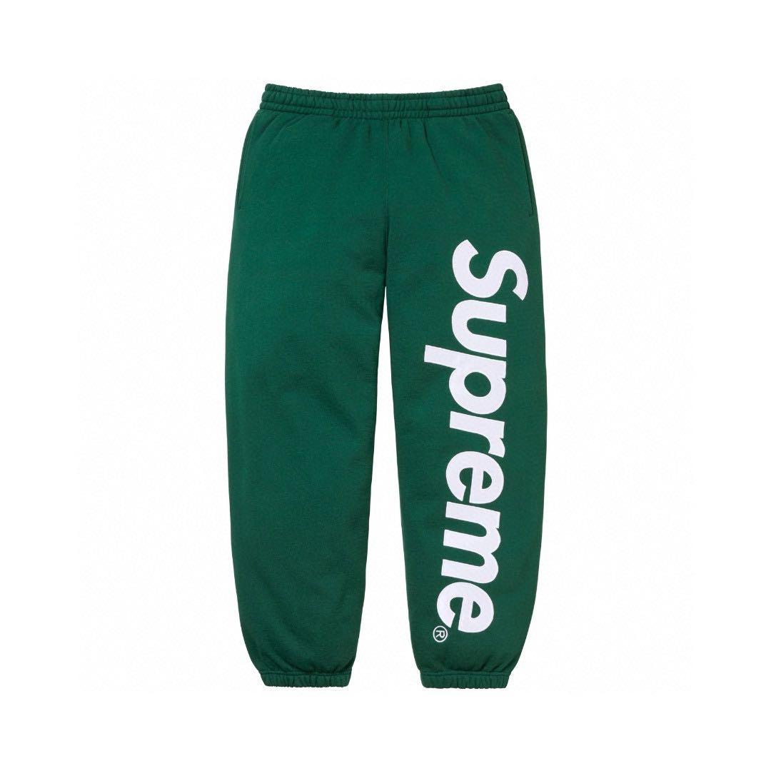 Supreme Satin Applique Sweatpant (FW24)（SUP-FW23-148）