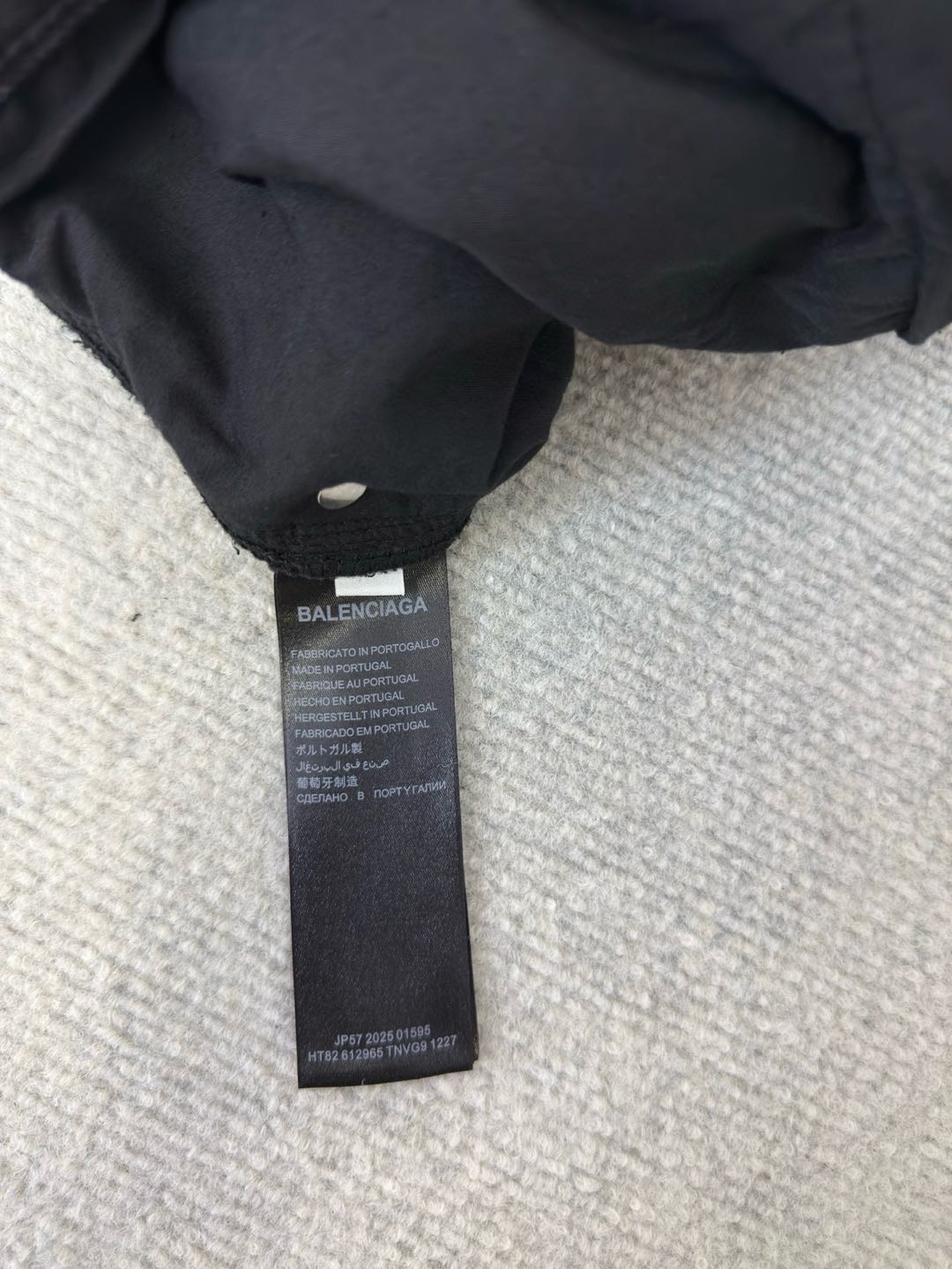 BALENCIAGA Men's George V Baggy Pants "Black"（814161TQW641089）