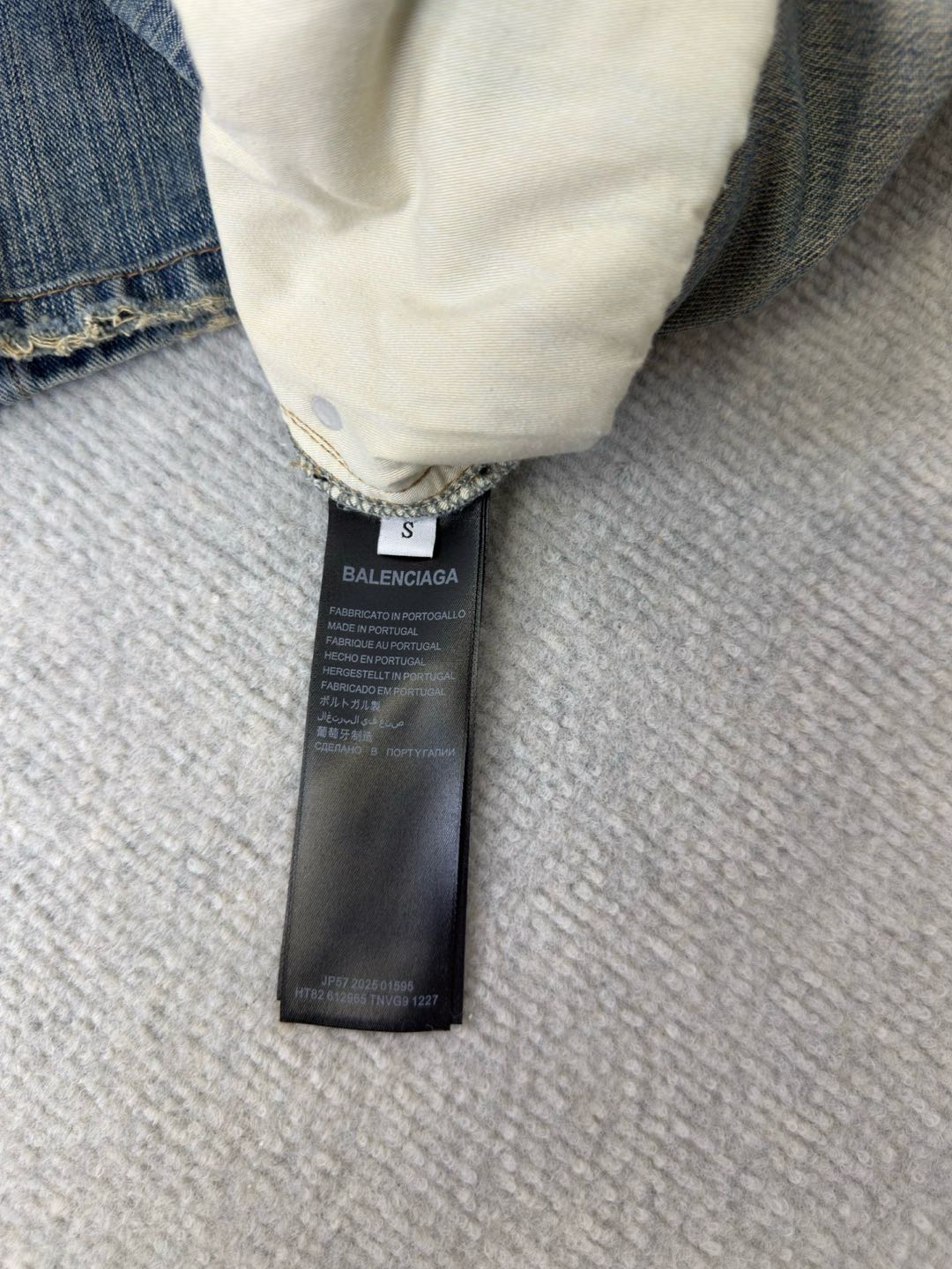 BALENCIAGA Men's George V Baggy Pants "Black"（814161TQW641089）