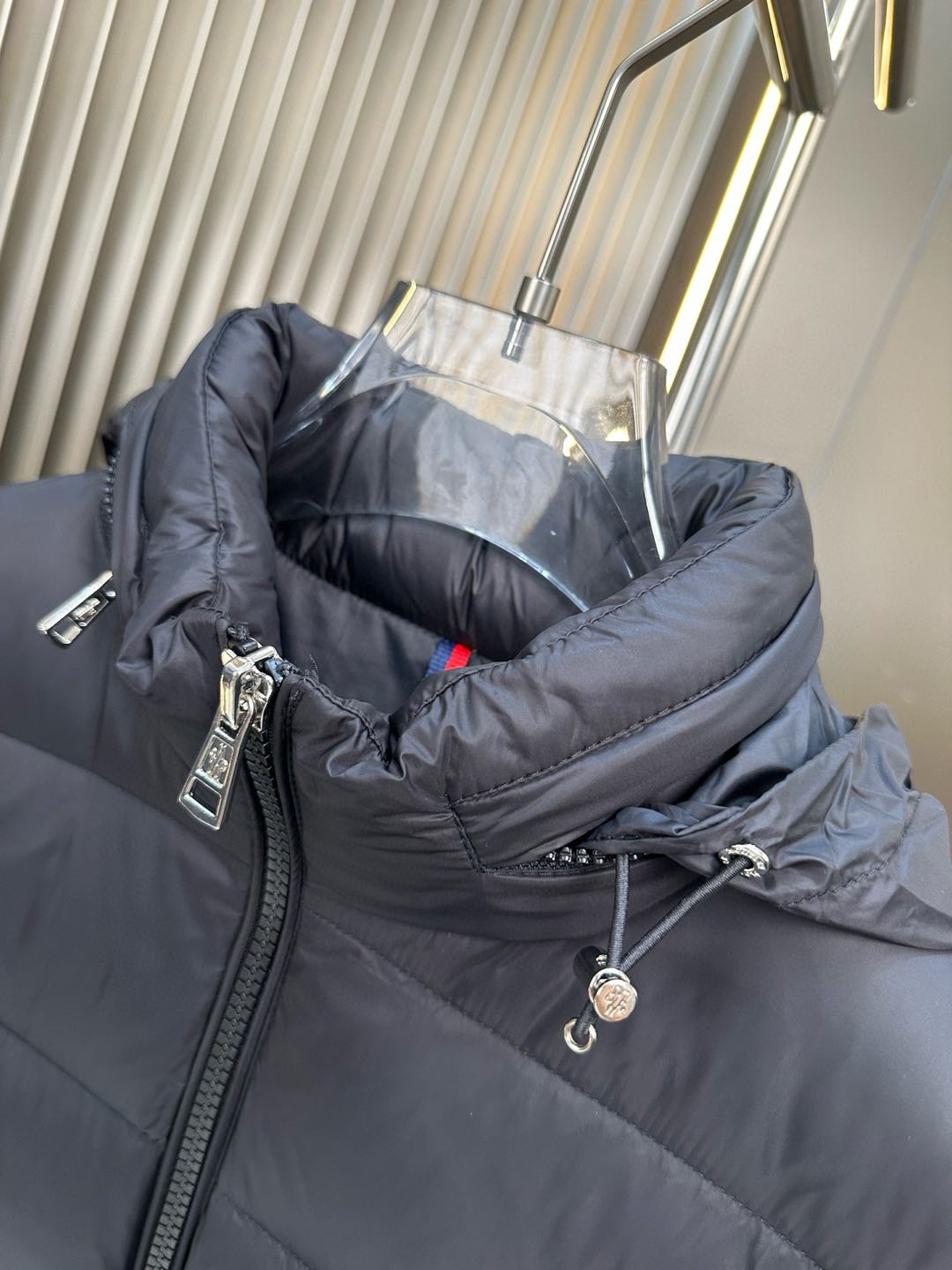 MONCLER padded wool zip-up hoodie（J20919B00032M1131999）