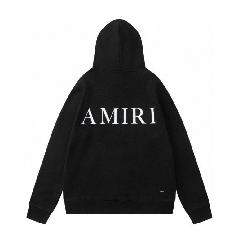 AMIRI Logo Hoodie in Black (AMTOJR1127-001）