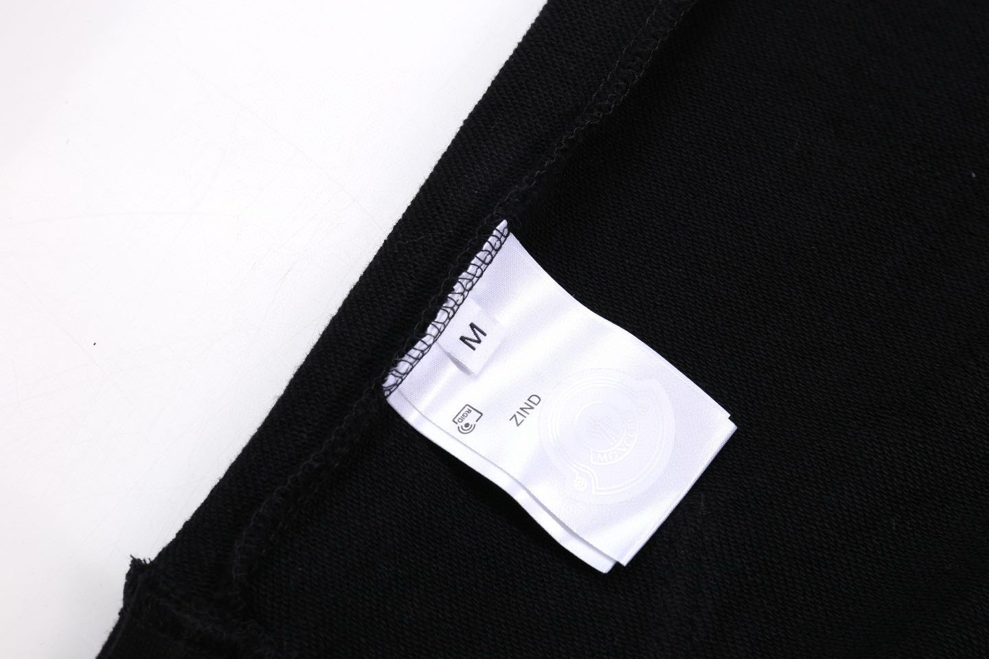 MONCLER Logo Cotton Fleece Hoodie Long Sleeve（I20938G0002689A1K999）