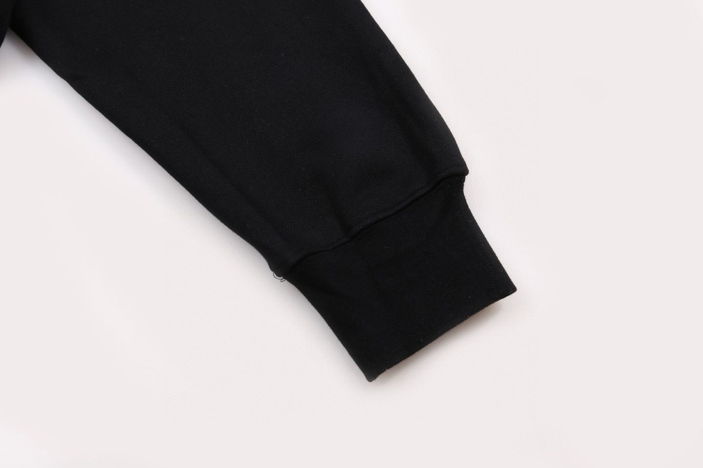 MONCLER Logo Cotton Fleece Hoodie Long Sleeve（I20938G0002689A1K999）