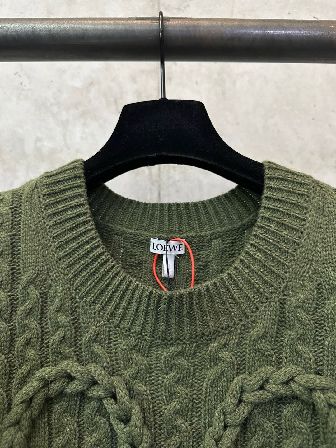 Loewe Cable Anagram sweater in wool (H526Y14K83-4160）