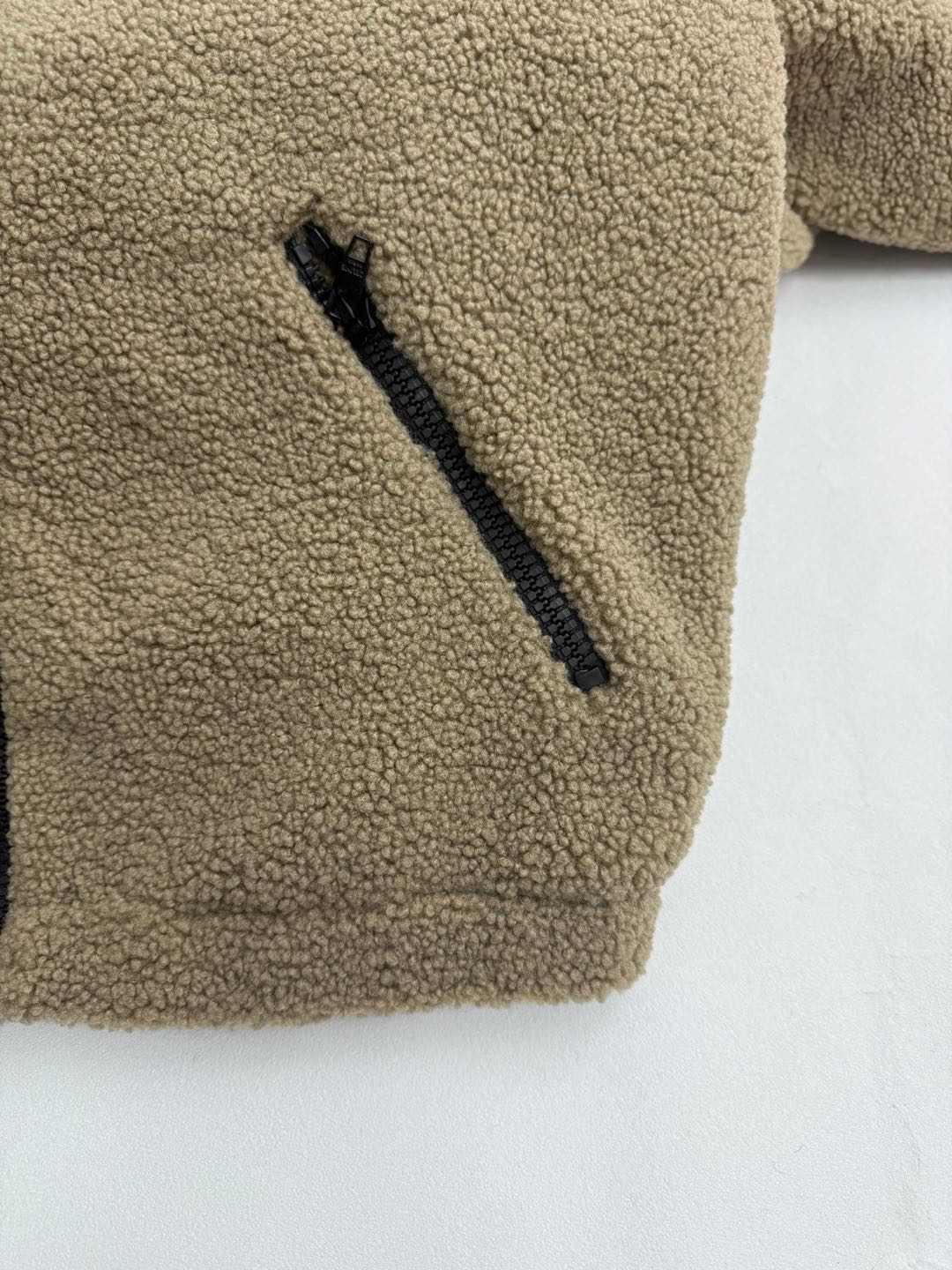 Celine Hooded jacket in wool and cotton fleece (RV0SC0T87-02BL）