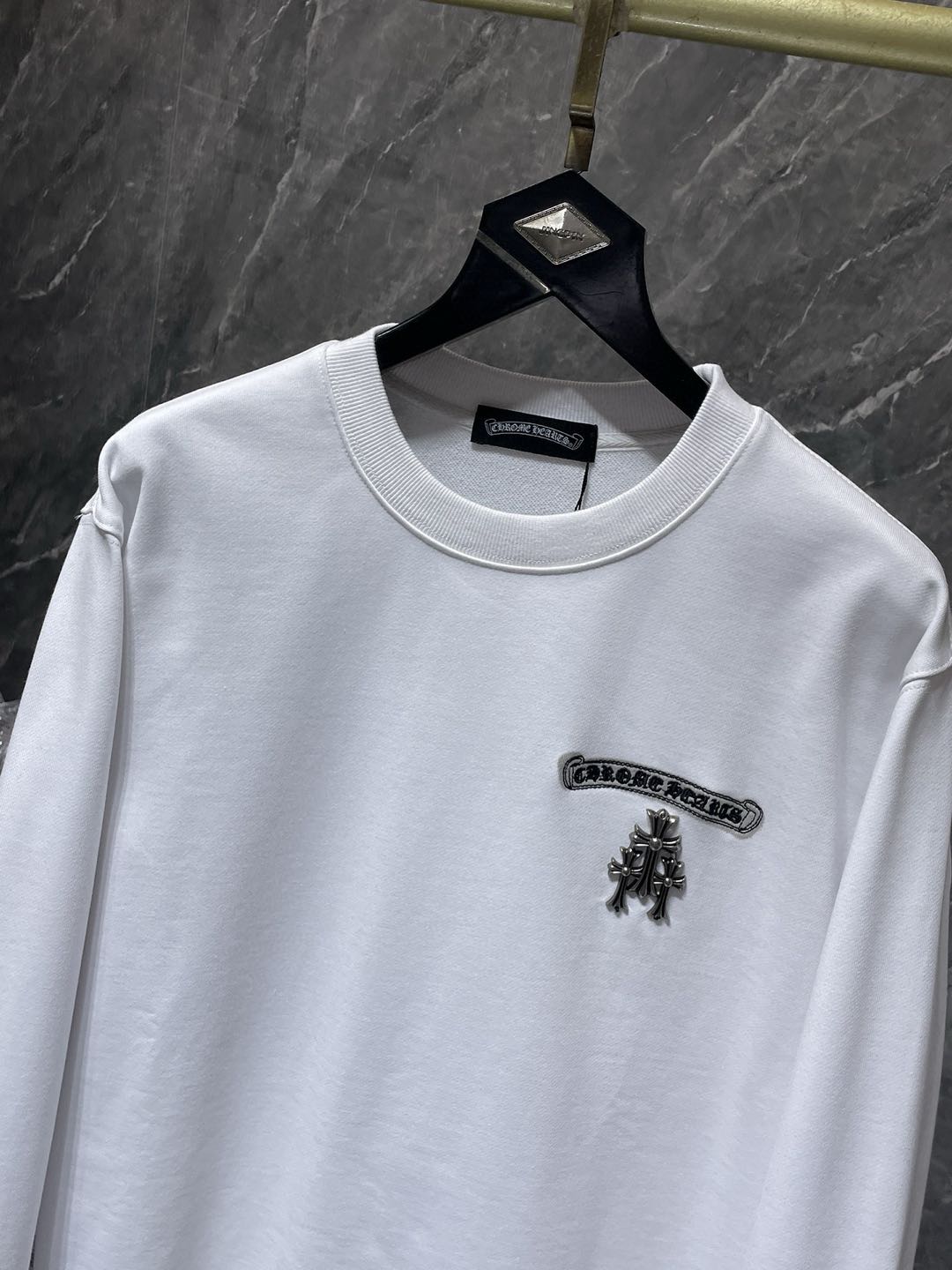 Chrome Hearts Embroidered Long-Sleeve Sweatshirt (CH-20251220）