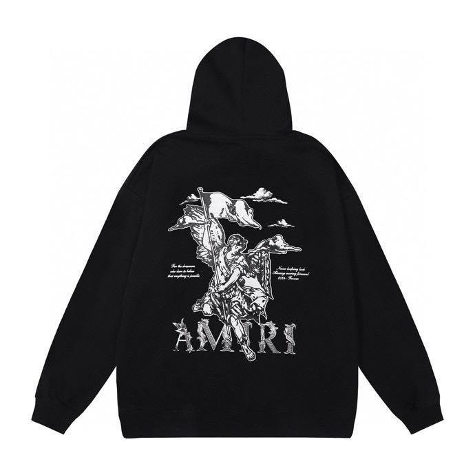AMIRI angel cotton hoodie (AMJYHD1018-001）