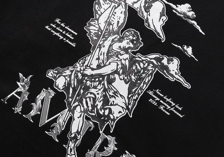 AMIRI angel cotton hoodie (AMJYHD1018-001）
