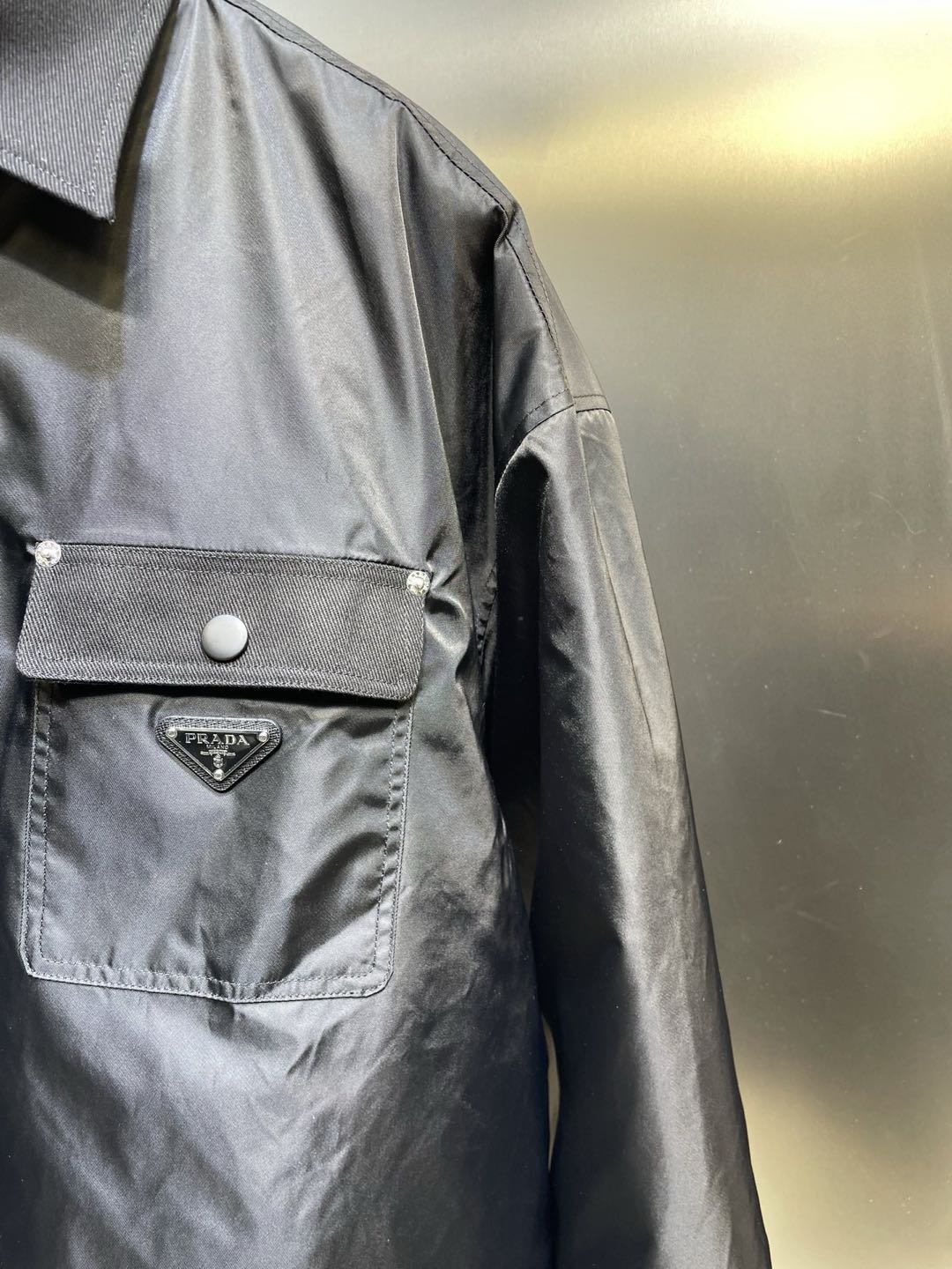 Prada Black Re-Nylon Jacket (SC796M-1WQ8-F0002-S-OOO）