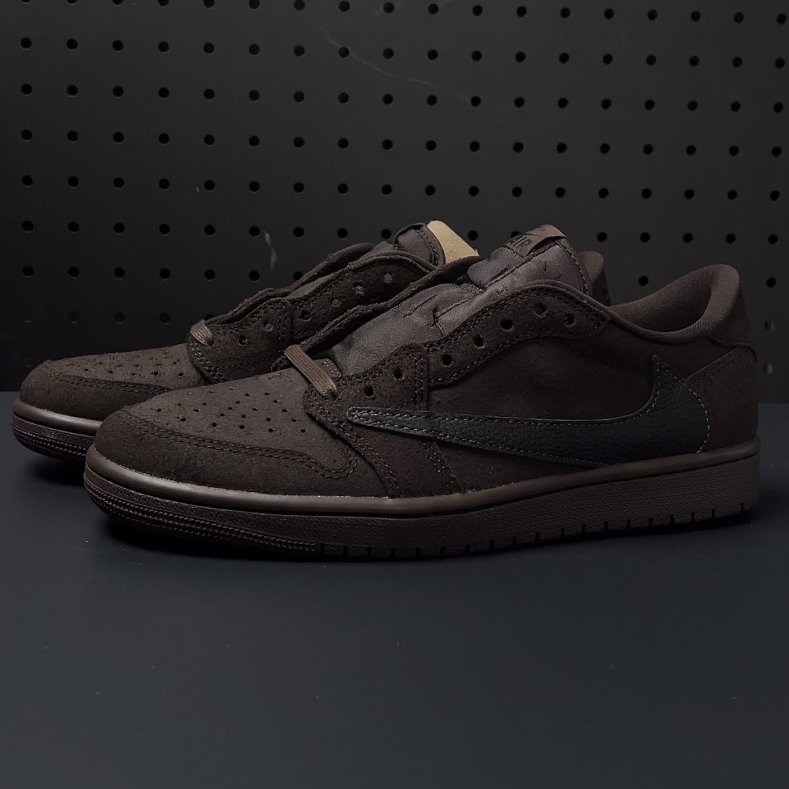 【LJR】Travis Scott × Nike Air Jordan 1 Low OG SP "Velvet Brown" 【LJR】(DM7866-202)