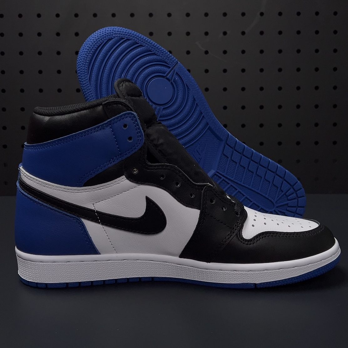【LJR】fragment design × Nike Air Jordan 1 RETRO High "Black/Sport Royal-White"LJR (716371-040)